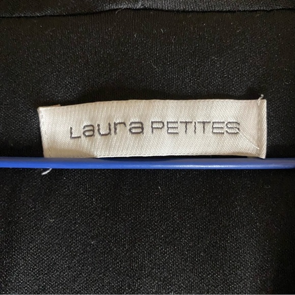 Laura Petites Little Black Dress Midi Women’s Size S Classic Sleeveless Light - Picture 3 of 7